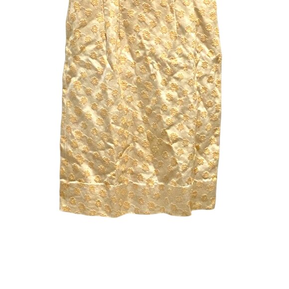 Vintage Gold Midi Dress - Picture 5 of 12